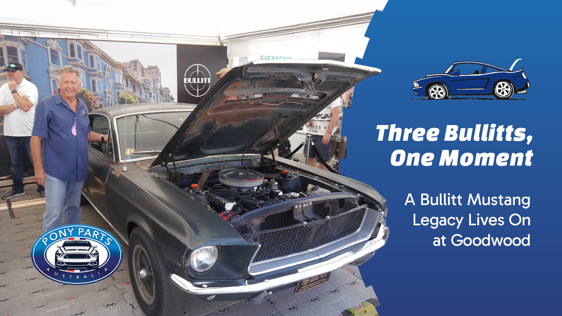 Bullitt Mustang Legacy Lives On at Goodwood Festival